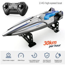 Load image into Gallery viewer, High-Speed-RC-Speedboat-Grey