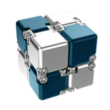 Load image into Gallery viewer, Infinity-Magic-Cube-Puzzle-Blue-And-Silver