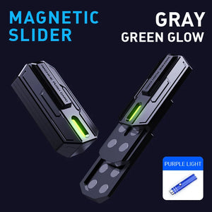 Magnetic-Fingertip-Pulse-Fidget-Toy-Green-Glow